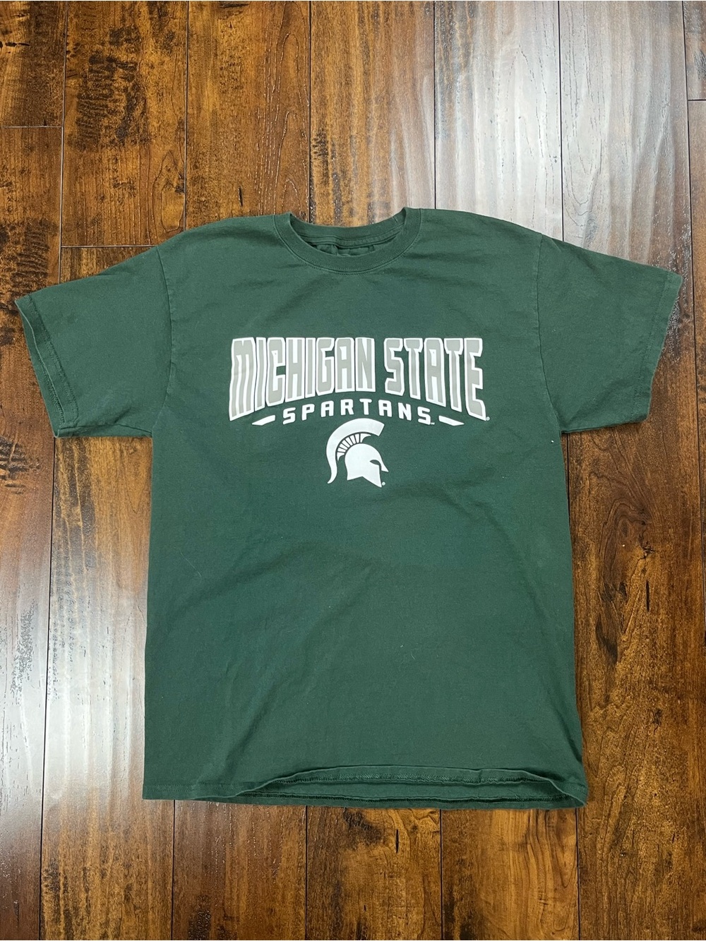 ProEdge Michigan State Spartans T-Shirt Men’s Medium Green MSU NCAA Fan Tee.